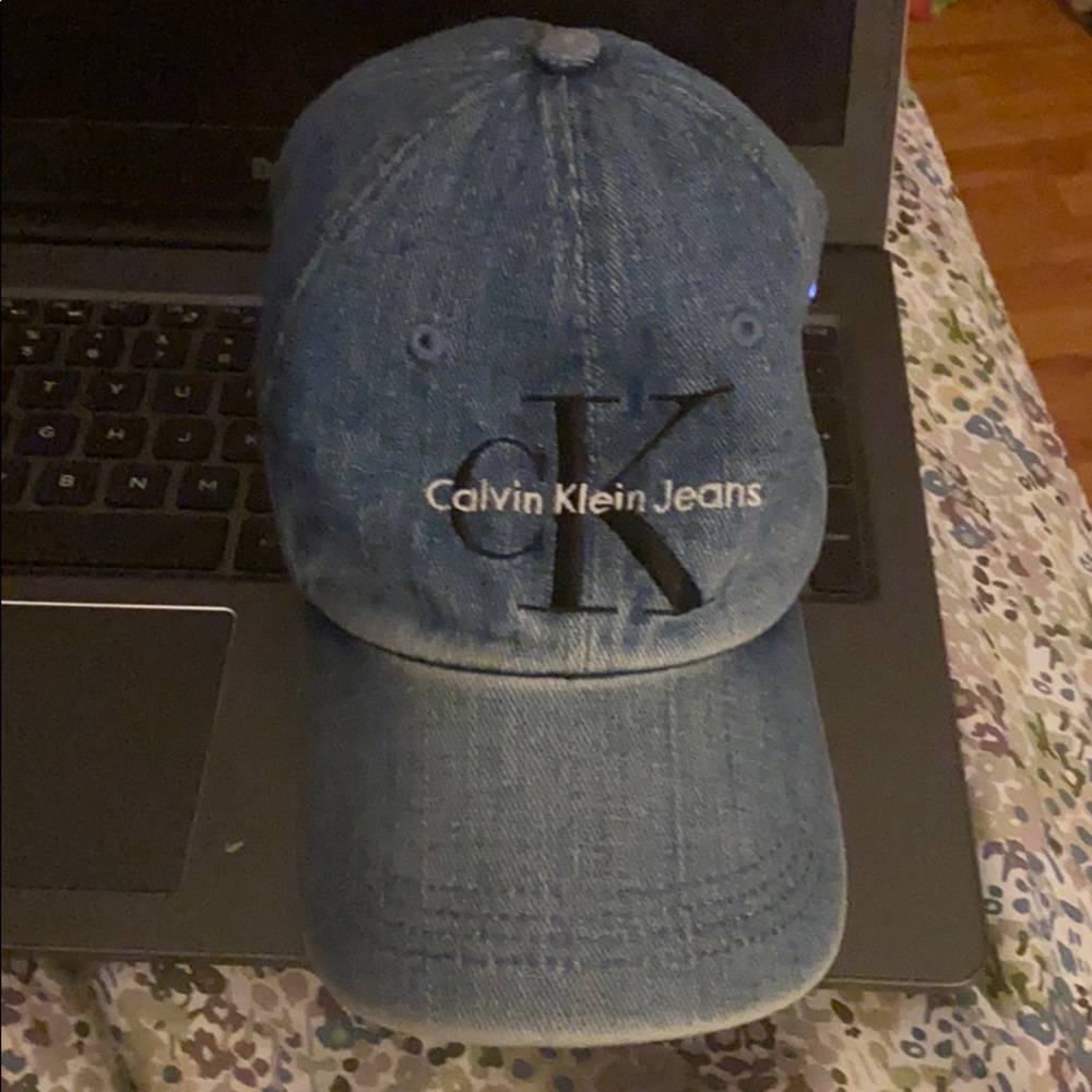 Calvin Klein Denim Baseball Hat